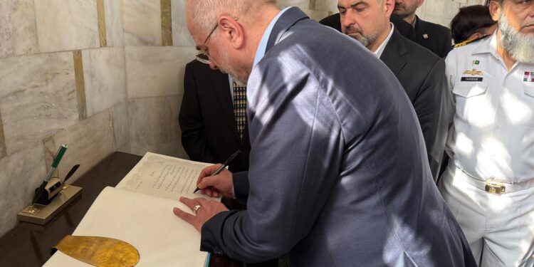 Iranian Parliament Speaker pays tribute to late founder of Pakistan