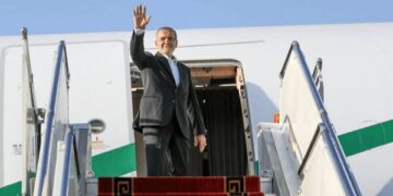 President Pezeshkian arrives in Astana for official visit