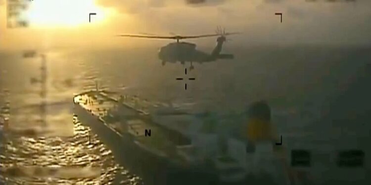 United States Seizes Oil Tanker "Bella 1" After Days of Pursuit in the Atlantic