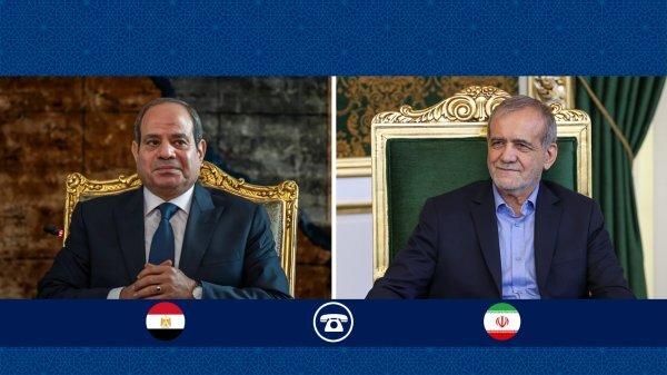 Iran and Egypt Presidents Stress Diplomacy in Phone Call on Regional Tensions