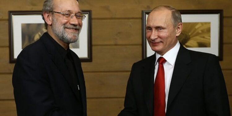 Larijani Meets Putin in Moscow