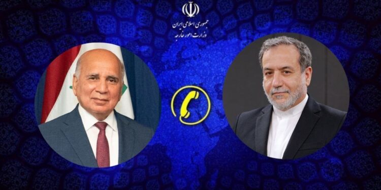 Iranian, Iraqi foreign ministers discuss bilateral ties, regional developments on phone