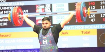 Iranian weightlifter grabs 3 gold medals at Asian Junior Championships