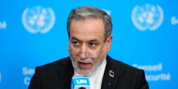 Araghchi says he and President Pezeshkian came to New York to forge peace