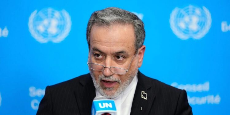 Araghchi says he and President Pezeshkian came to New York to forge peace