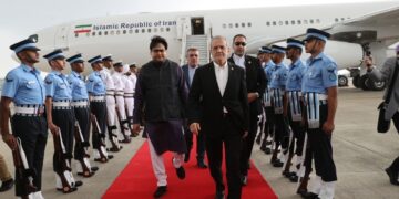 Pezeshkian arrives in New Delhi to attend 18th BRICS Summit