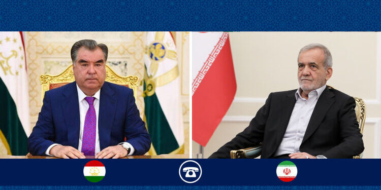 Pezeshkian stresses deepening ties between Tehran and Dushanbe